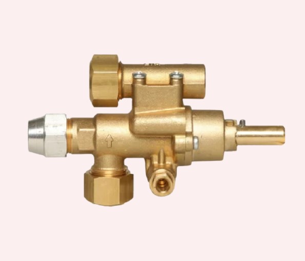 Safety Excess Flow Brass Gas Valves, Automatic Shut-Off Valves for Overpressure Protection in LPG Propane Natural Gas Pipeline Systems